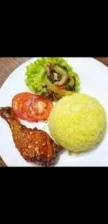 Hình ảnh cơm cánh gà mắm tỏi
