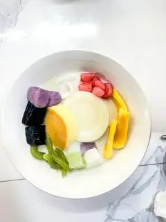 Hình ảnh Tàu hủ Singapore bánh flan thập cẩm