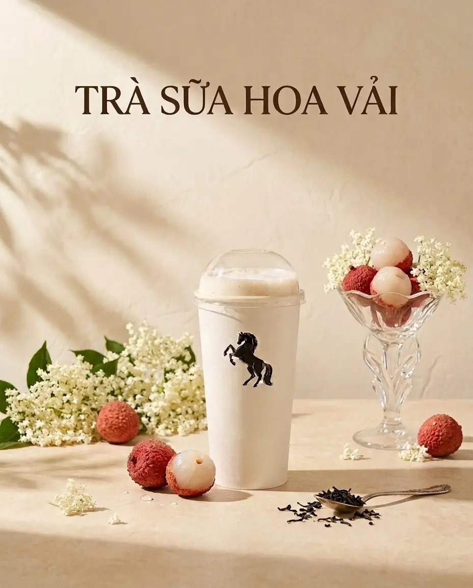 Hình ảnh Trà sữa Hoa Vải