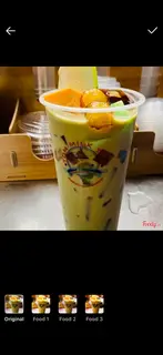 Hình ảnh trà sữa vị matcha fulltopping