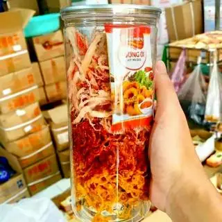 Hình ảnh KHÔ  MIX   HŨ 300g( Mực + Gà + Heo Khô