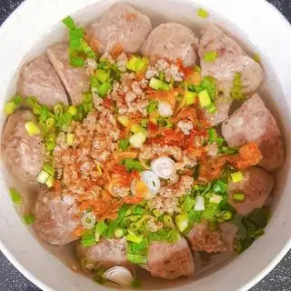 Hình ảnh súp bò viên, bò tái, trứng chần, thịt bằm