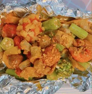 Hình ảnh SỐT BƠ TỎI (chỉ có sốt+ Rau Muống hoặc Đậu bắp+ Tóp Mỡ)