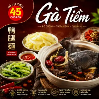 Hình ảnh Gà ác tiềm 11 vị thuốc Bắc 