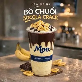 Hình ảnh Bò Chuối Socola Crack