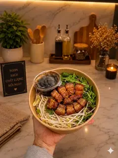 Hình ảnh Bún nước tương Thịt ram