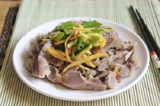Hình ảnh mề gà trộn gỏi ăn thêm 
