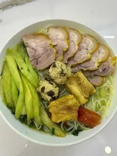 Hình ảnh Bún sườn mọc thịt