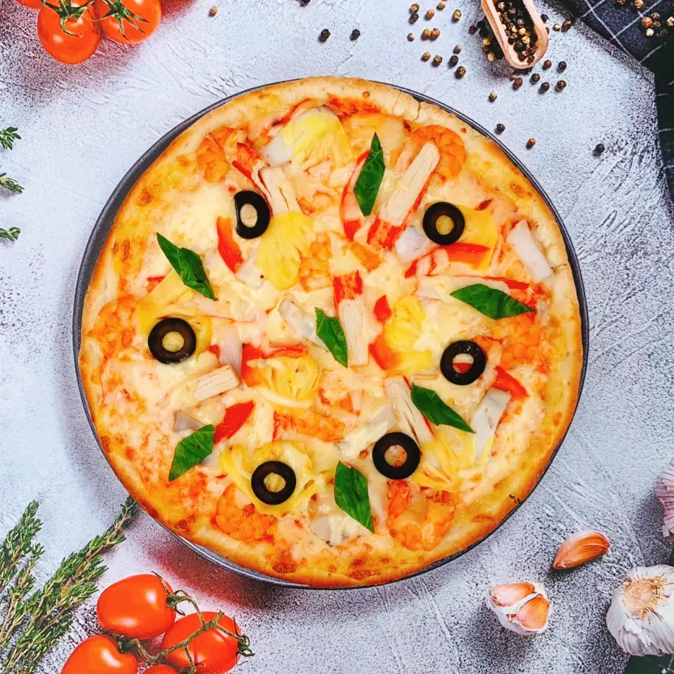 Hình ảnh Pizza hải sản sốt cà chua (s)