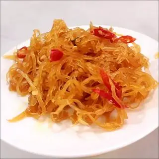 Hình ảnh cháo trắng mắm đu đủ ( món chay )
