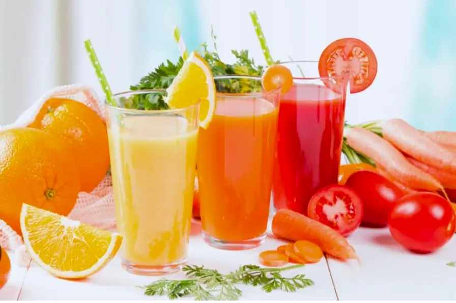 Hình ảnh Nước ép thơm - sơ ri - ổi 