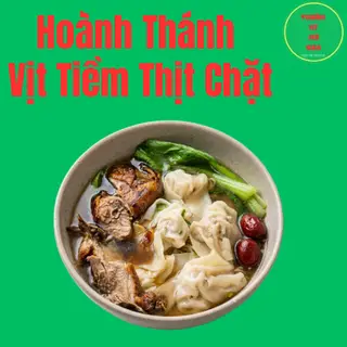 Hình ảnh Hoành thánh vịt tiềm thịt chặt
