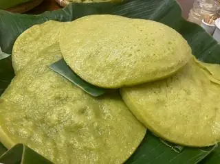 Hình ảnh Bánh bò lá dứa ổ - 800gr