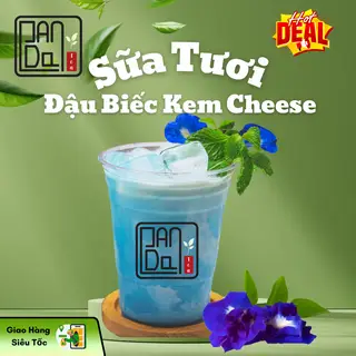 Hình ảnh Sữa Tươi Hoa Đậu Biếc Kem Cheess