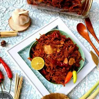 Hình ảnh KHÔ HEO CHÁY TỎI 350g