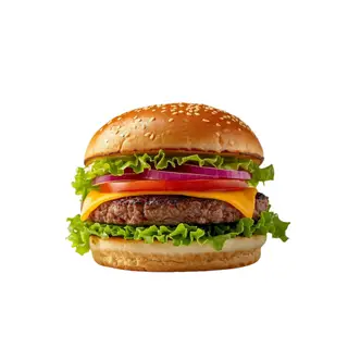 Hình ảnh Burger Bò Rau Củ