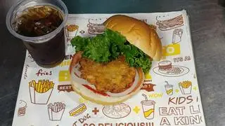 Hình ảnh Hamburger tôm - Shrimp+ 1 pepsi nhỏ 