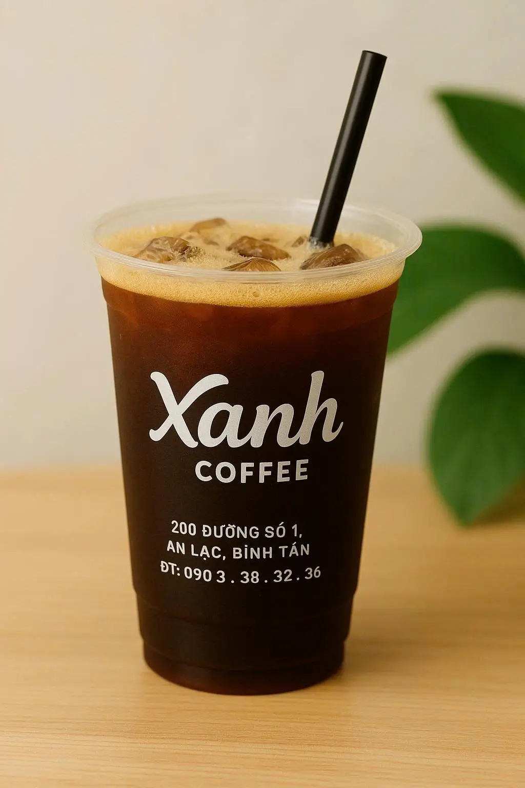 Hình ảnh Cà phê đen đá - pha máy