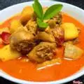 Hình ảnh Bánh mì cari gà