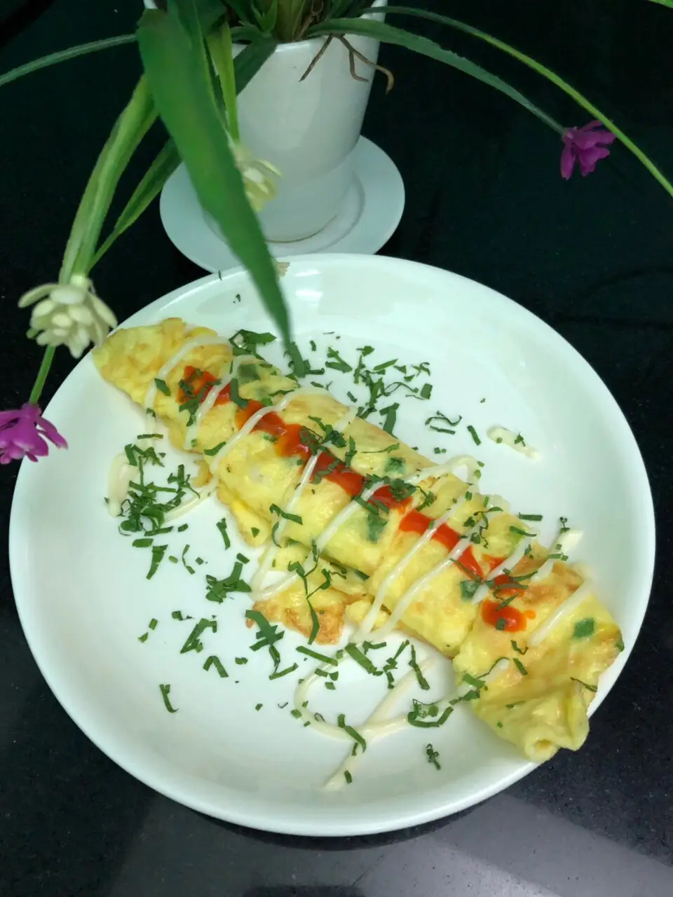 Hình ảnh F22 . Cheesy egg - rolls ( trứng cuộn phô mai )
