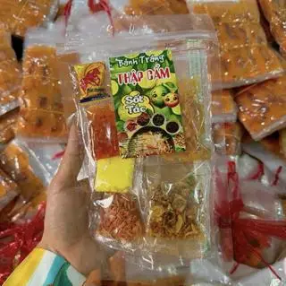 Hình ảnh Bánh tráng dẻo sợi thập cẩm sốt tắc
