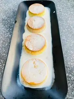 Hình ảnh bánh flan sôcôla chan cốt dừa