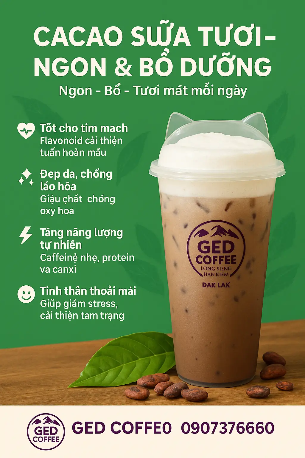 Hình ảnh Cacao  muối 500ml