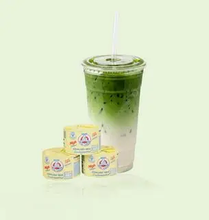 Hình ảnh Matcha sữa gấu - size L