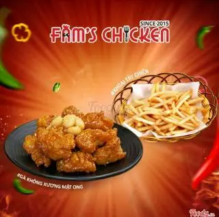 Hình ảnh Combo gà rán không xương half - khoai tây chiên