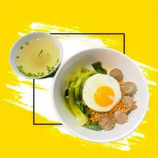 Hình ảnh Mì trộn bò viên 