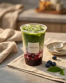 Hình ảnh Matcha Latte Việt Quất