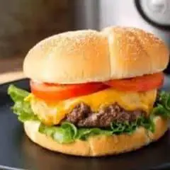 Hình ảnh Hamburger bò trứng phô mai