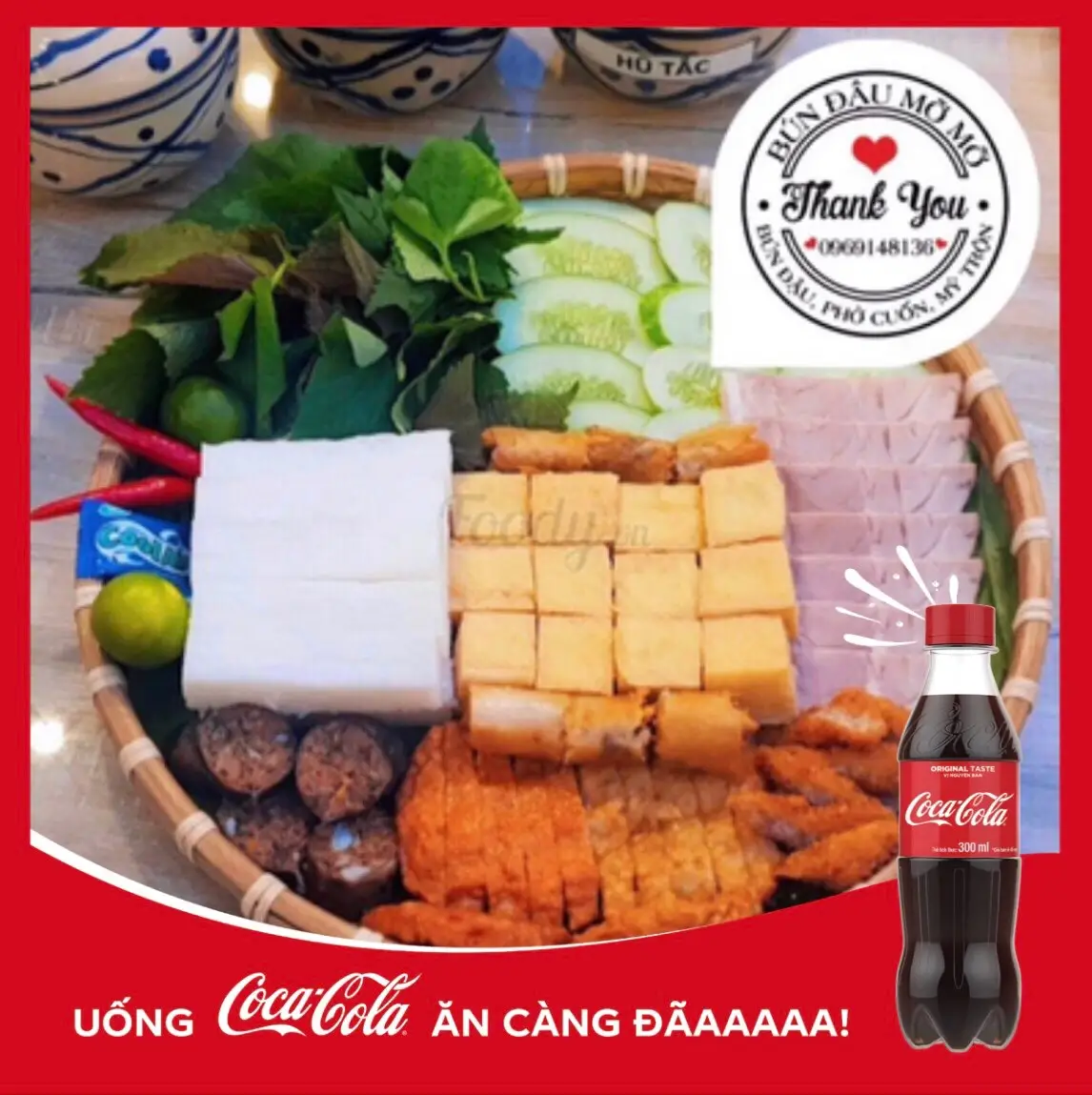 Hình ảnh 2 Bún đậu chả cốm dồi sụn tặng 1 sprite/CoCa 300ml 