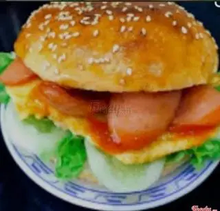 Hình ảnh Hamburger Nem Nướng