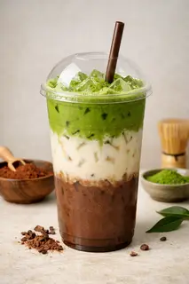 Hình ảnh Cacao matcha latte Ly 700ml
