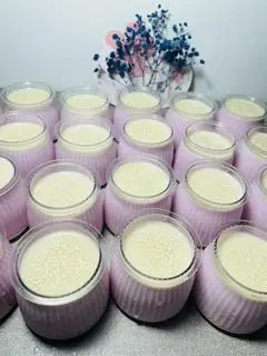 Hình ảnh Sữa chua khoai lang tím mè rang
