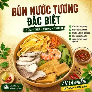 Hình ảnh Bún nước tương đặc biệt