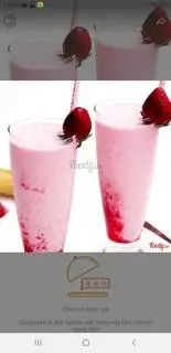 Hình ảnh sinh tố Cam Dâu Tây 