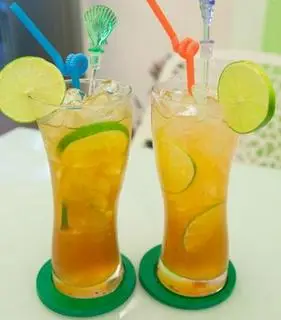 Hình ảnh trà chanh tươi,thạch dừa