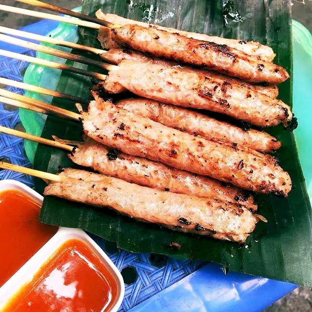 Hình ảnh nem chua nướng (5 cái )