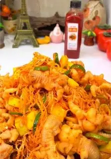 Hình ảnh CHÂN GÀ MIX RONG BIỂN SỤN SỐT THÁI