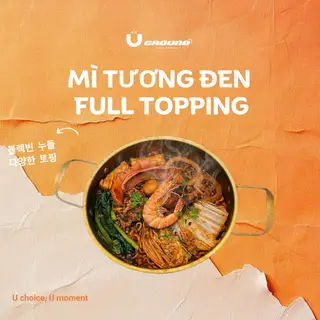 Hình ảnh Mì tương đen full topping