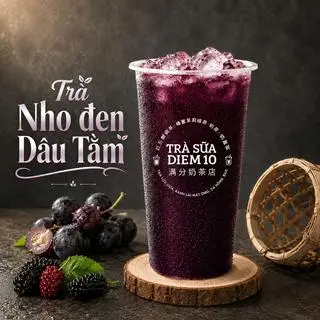 Hình ảnh Trà Nho Đen Dâu Tằm