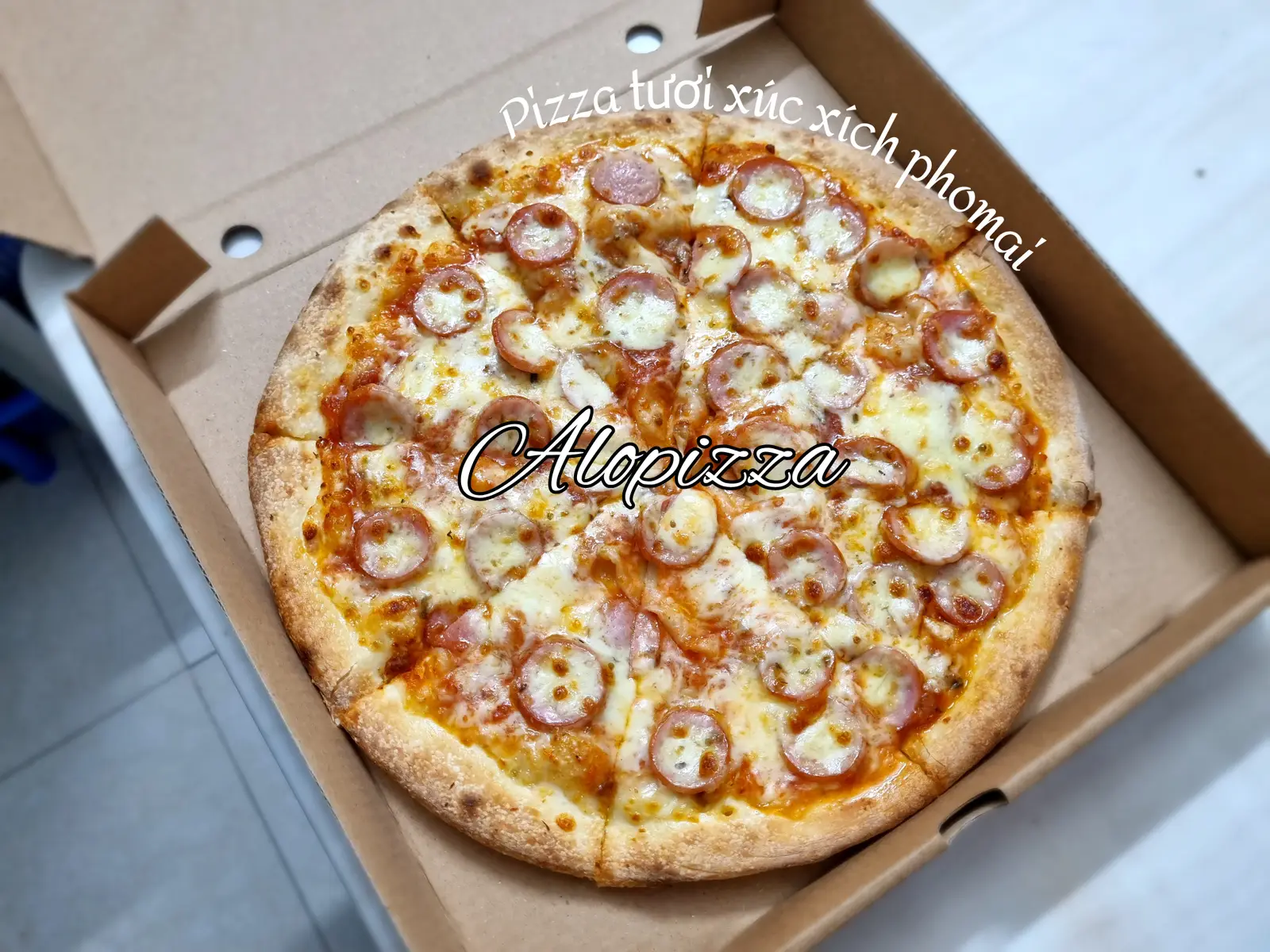 Hình ảnh Pizza Tươi Xúc xích Phomai