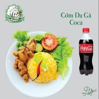 Hình ảnh Combo Cơm Da Gà + Coca Chai