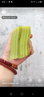 Hình ảnh BÁNH DA LỢN CỐT DỪA LÁ DỨA