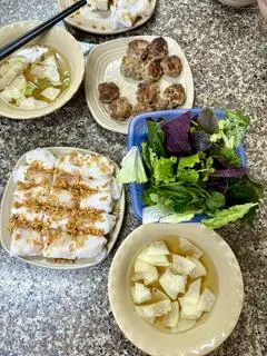 Hình ảnh Bánh cuốn tôm thịt - chả nướng