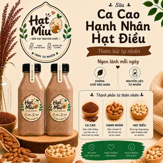 Hình ảnh CaCao Hạnh Nhân Hạt Điều
