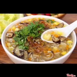 Hình ảnh Súp Gà Ngô Nấm
