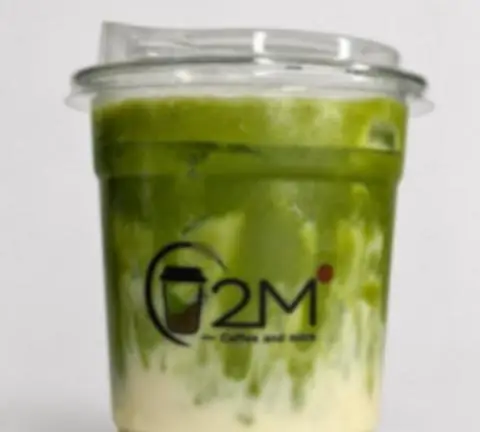 Hình ảnh Matcha latte sữa chuối